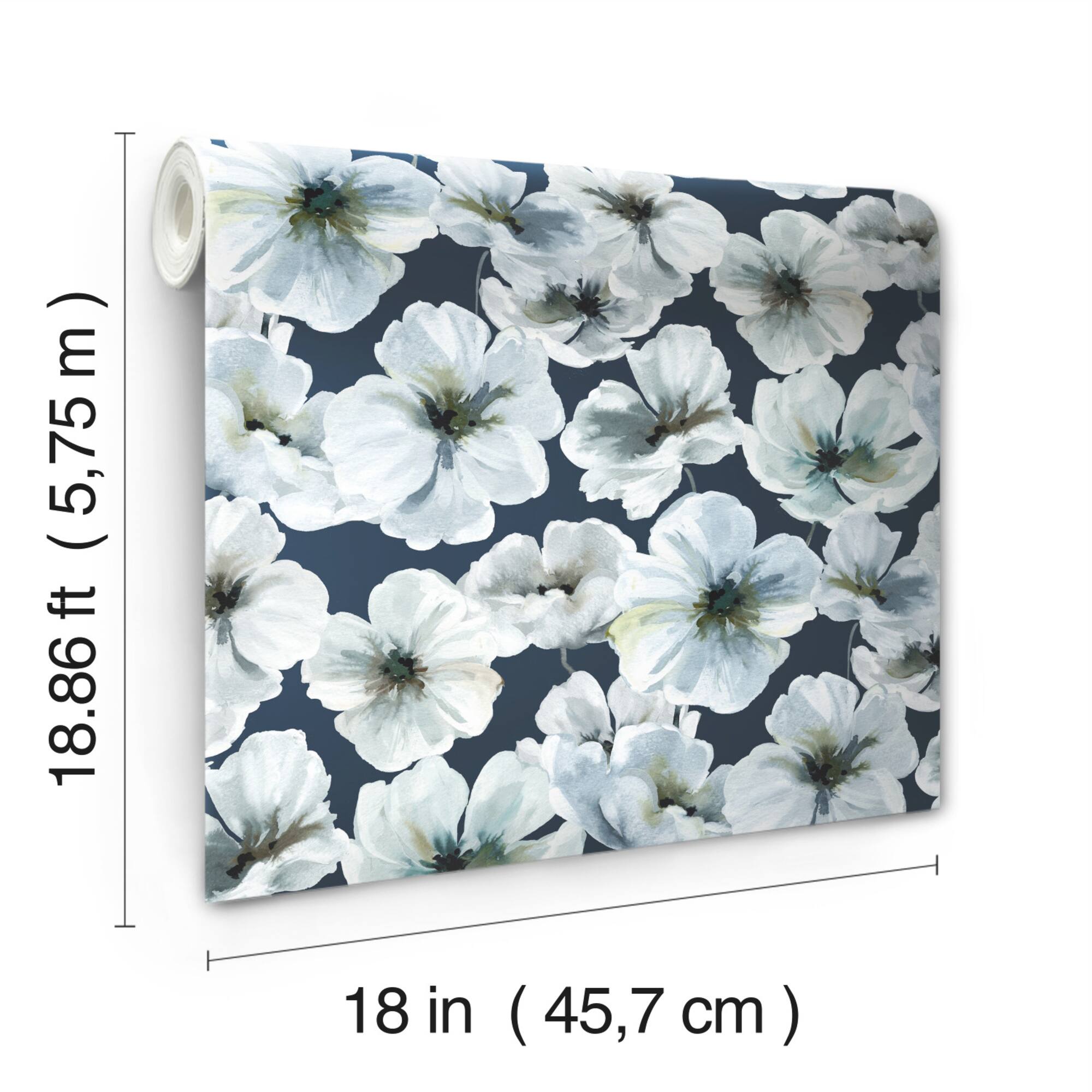 RoomMates Tamara Day Hawthorn Blossom Peel & Stick Wallpaper